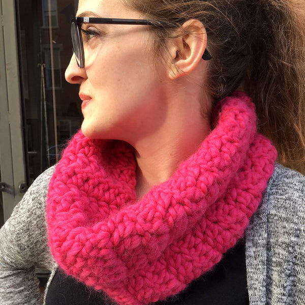 New Free Pattern: The Crazy-Easy Crochet Cowl