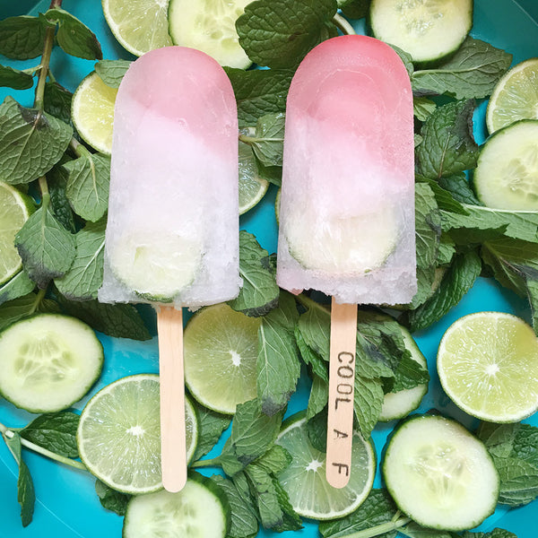 DIY: Stamped Message Boozy Popsicles