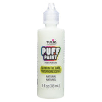 Glow in the Dark Puff Paint Paint Tulip Natural