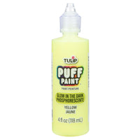 Glow in the Dark Puff Paint Paint Tulip Yellow