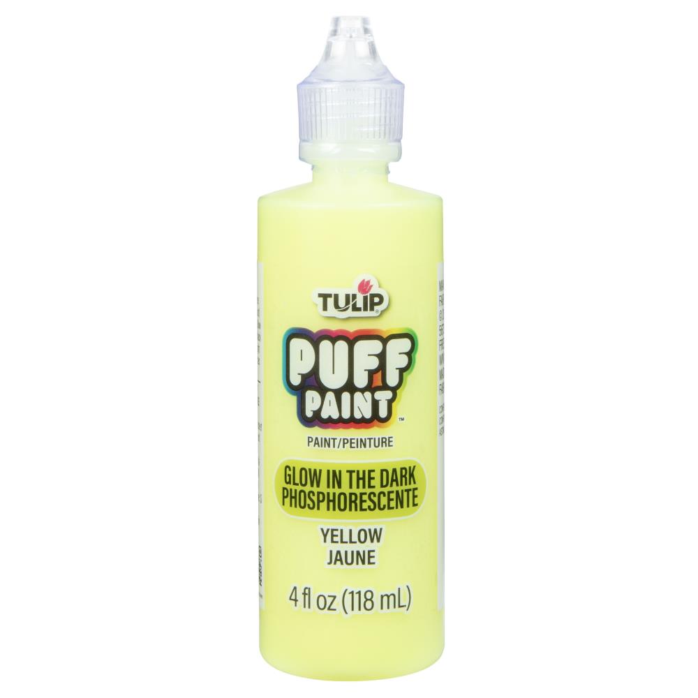 Glow in the Dark Puff Paint Paint Tulip Yellow