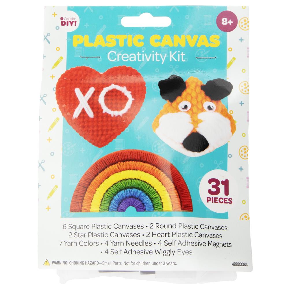 Plastic Canvas Creativity Kit Kids Crafts Cousin