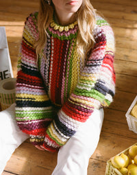 Wool & the Gang Le Pull Sweater Knitting Pattern Pattern Wool and the Gang