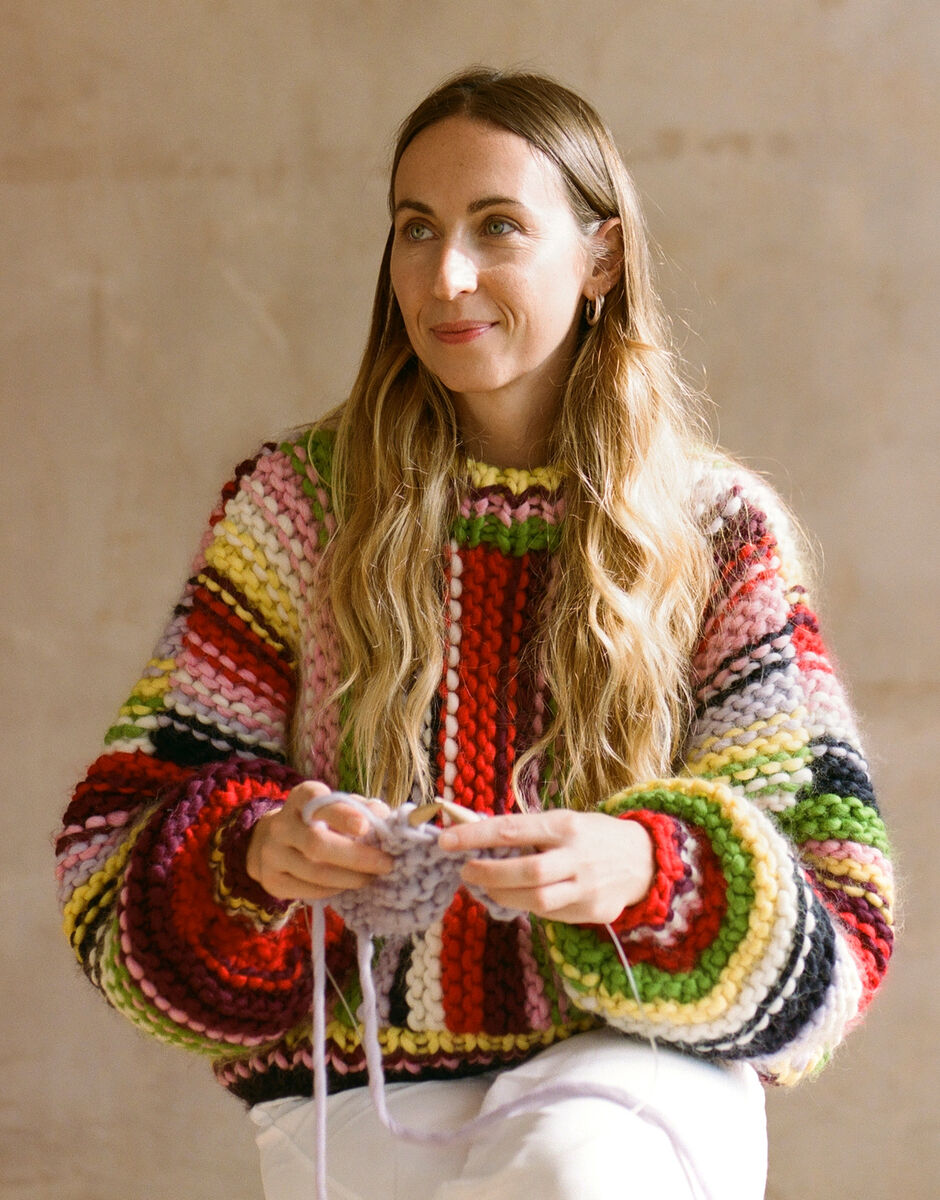 Wool & the Gang Le Pull Sweater Knitting Pattern Pattern Wool and the Gang