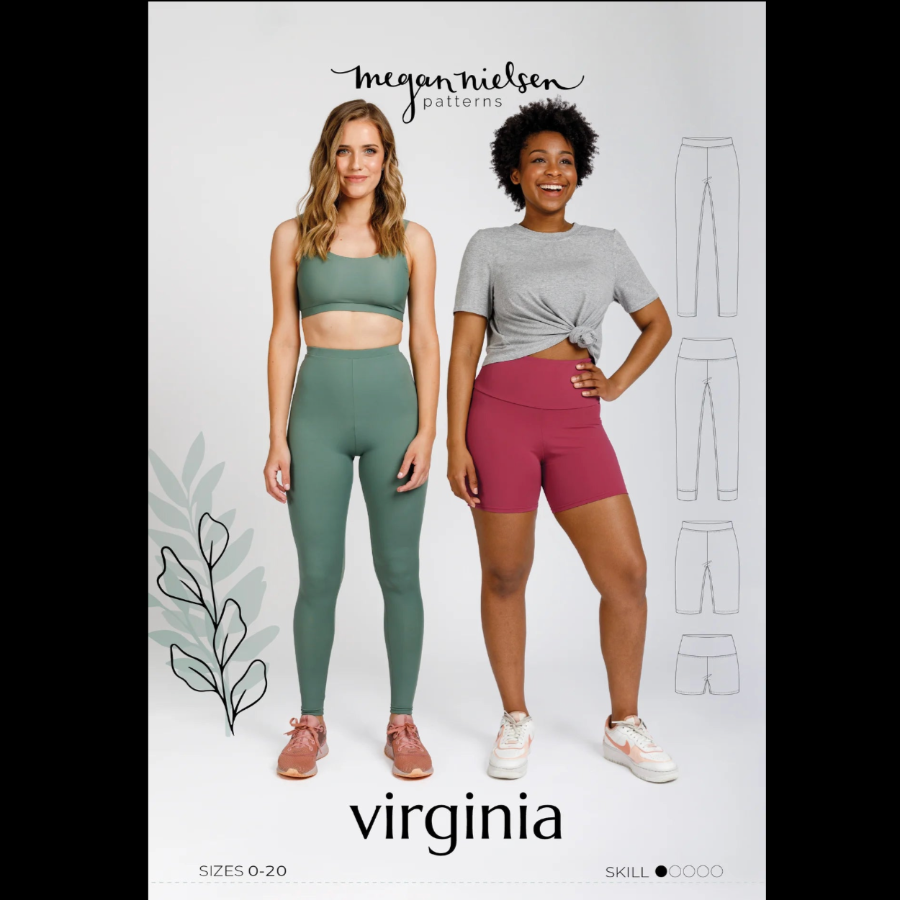 Virginia Leggings & Bike Shorts Pattern (Sizes 00-20) Pattern Megan Nielsen Patterns
