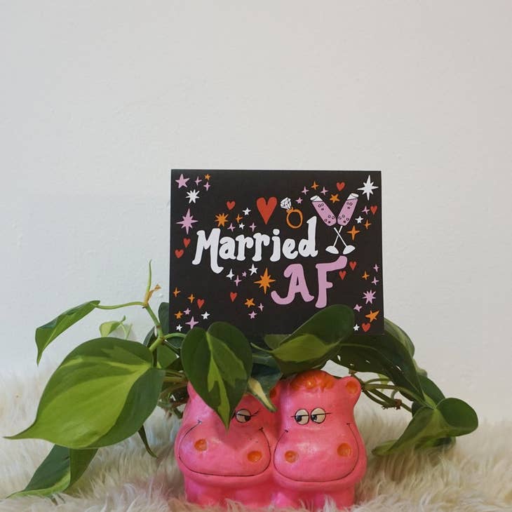 Married AF Card Greeting Cards Ash + Chess