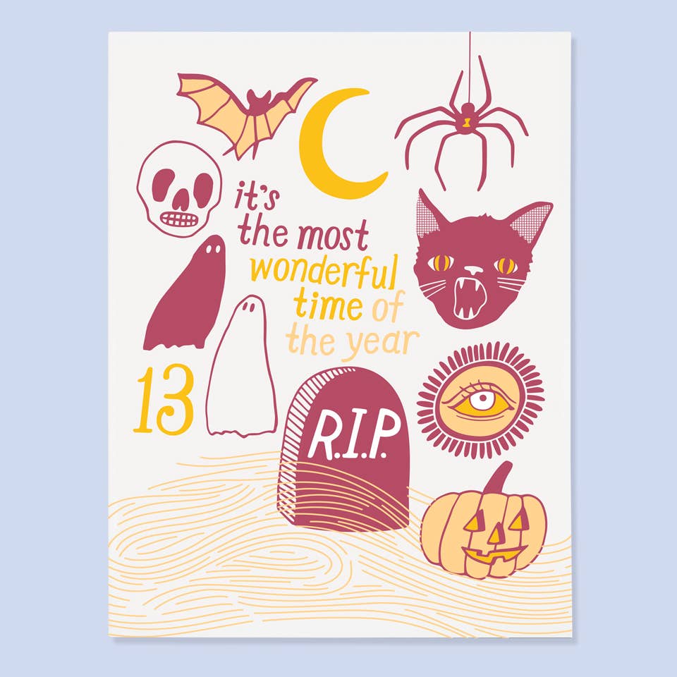Halloween Time Card Greeting Cards The Good Twin
