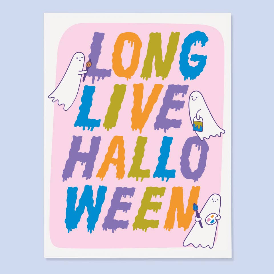 Long Live Halloween Card Greeting Cards The Good Twin
