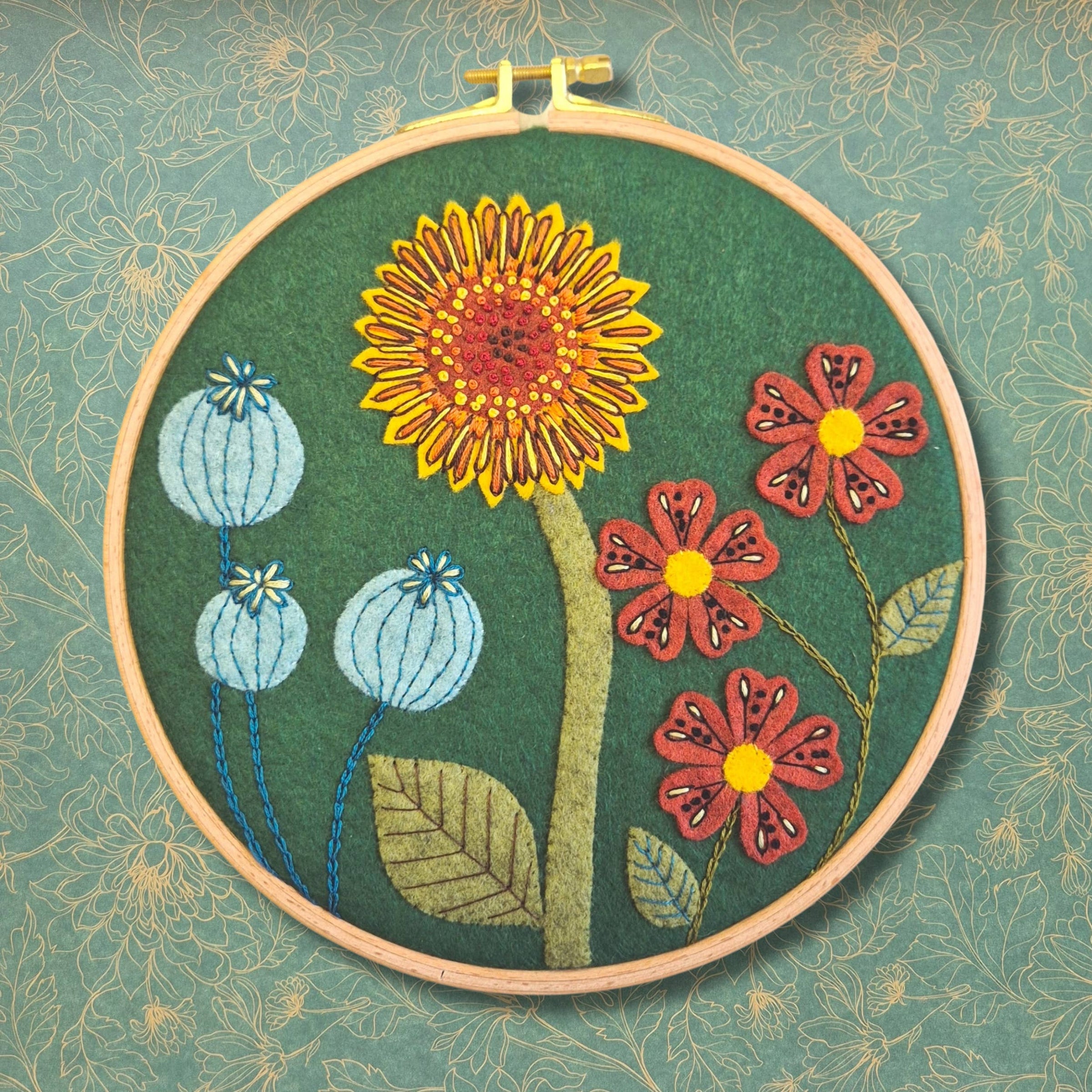 Botanical Appliqué Hoop Craft Kit