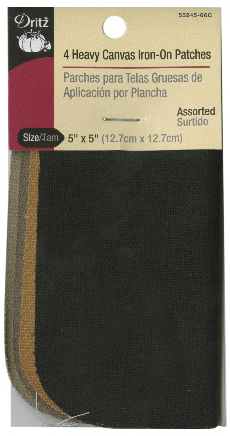 Heavy Canvas Iron-On Patches Notions Dritz