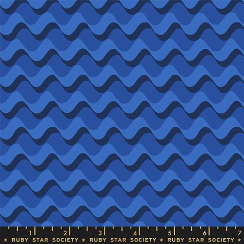 Water Ripple by Ruby Star Society in Blue Ribbon Fabric Ruby Star Society