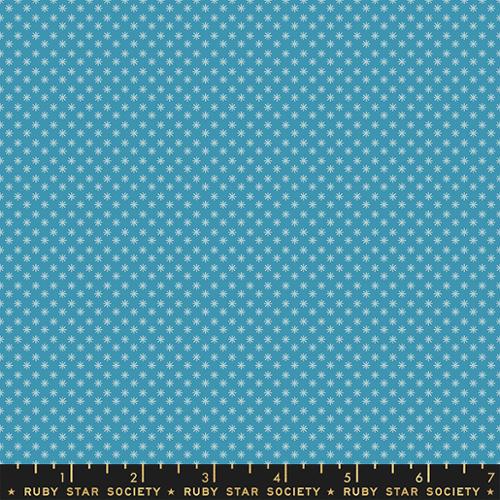 Meadow Star Puff by Ruby Star Society in Vintage Blue Fabric Ruby Star Society