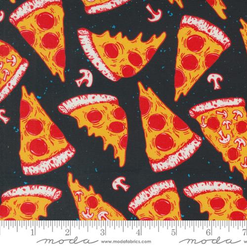 Snack Shack Mystic Pizza by Moda Fabric in Midnight Snack Fabric Moda Fabrics
