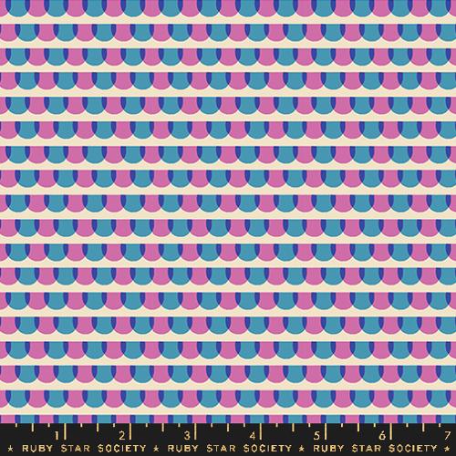 Animal Roof Tiles by Ruby Star Society in Vintage Blue Fabric Ruby Star Society