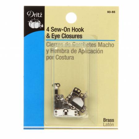 Sew On Hooks & Eyes for Pants/Skirts Notions Dritz