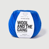 The One Cotton Yarn Wool and the Gang Azure Blue