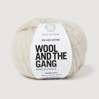 Wool & the Gang Big Love Cotton Yarn Wool and the Gang Sahara Dust BL