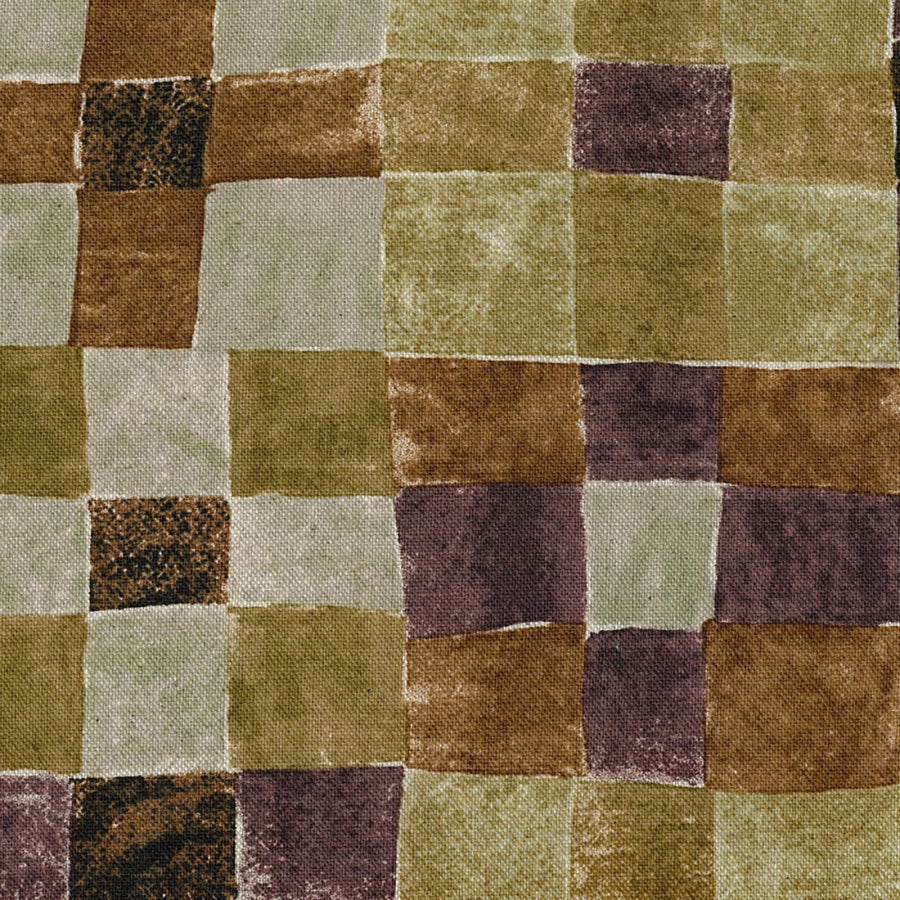 Geometric squares in shades of brown