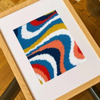 DMC Designer Needlepoint Tapestry Kit - Wave Kit DMC