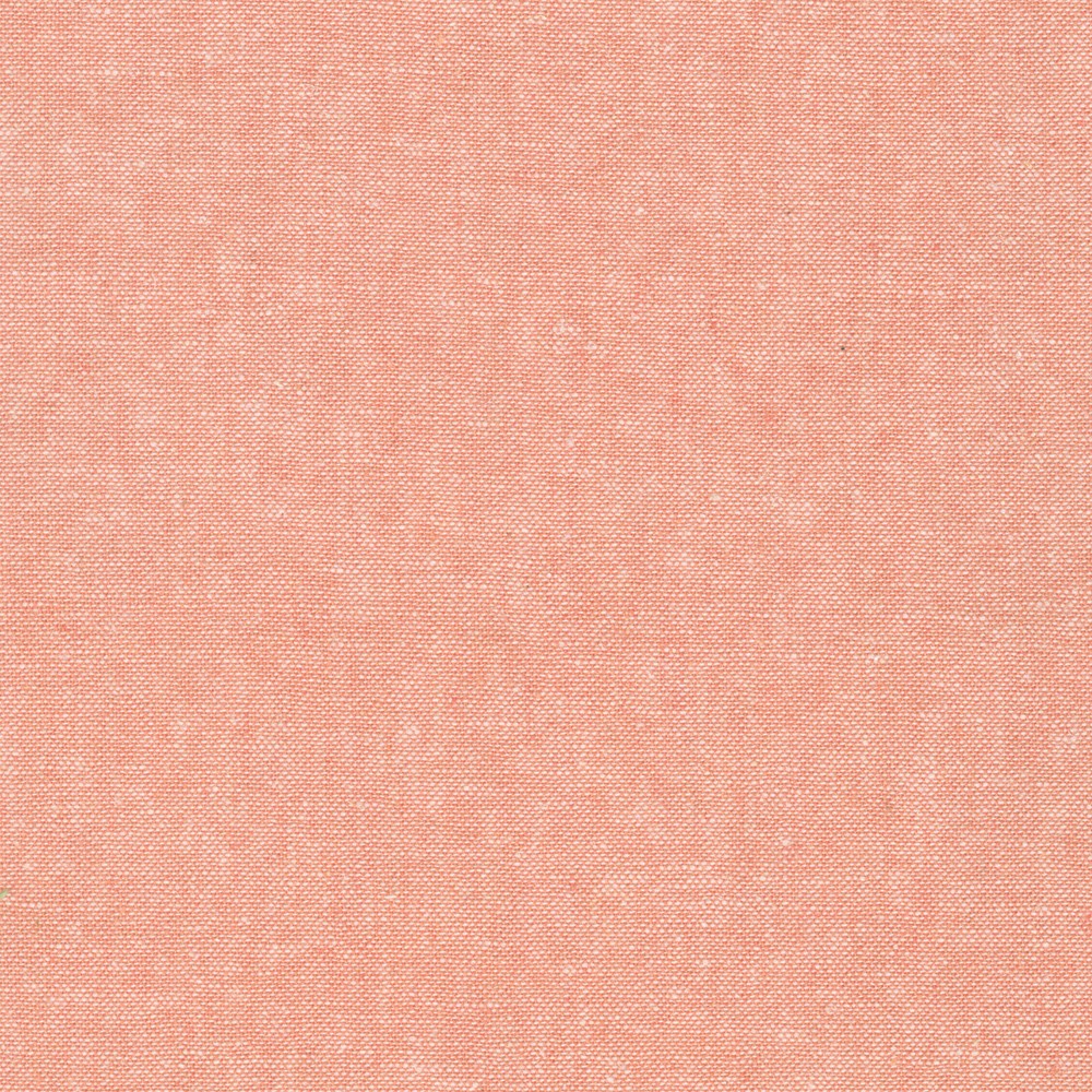 Essex Yarn Dyed by Robert Kaufman in Coral