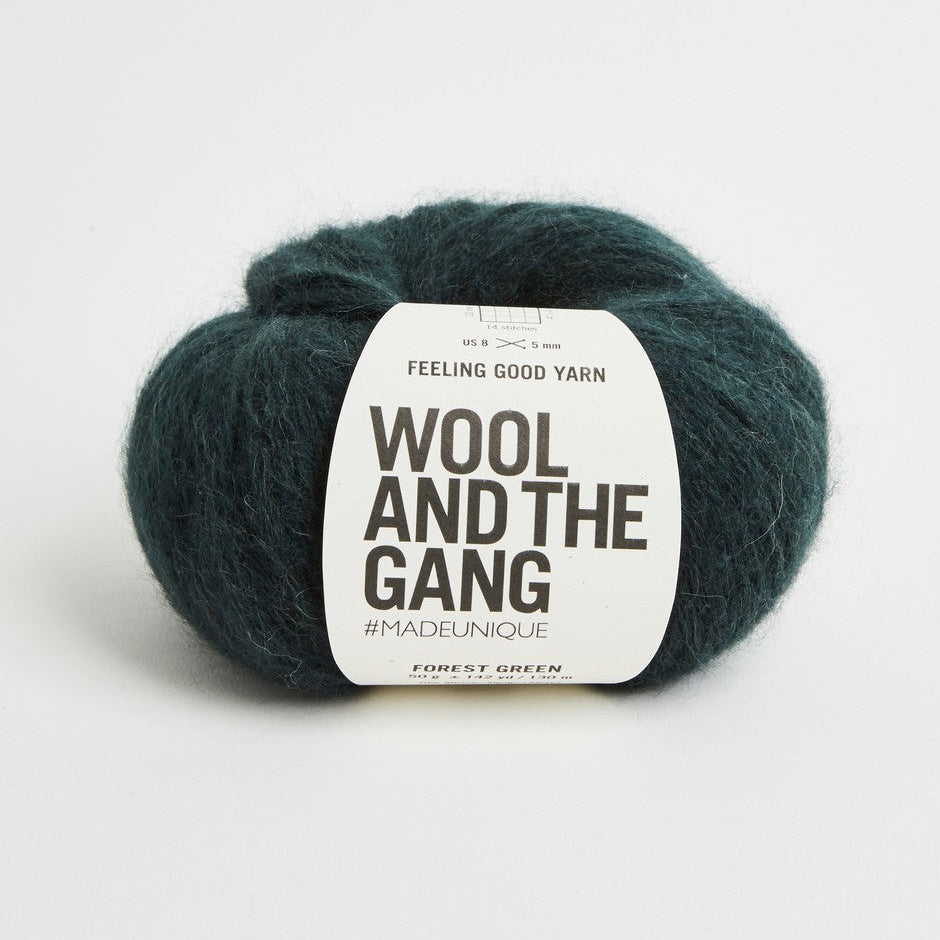 Wool and the Gang Feeling Good Yarn Wool and the Gang Forest Green