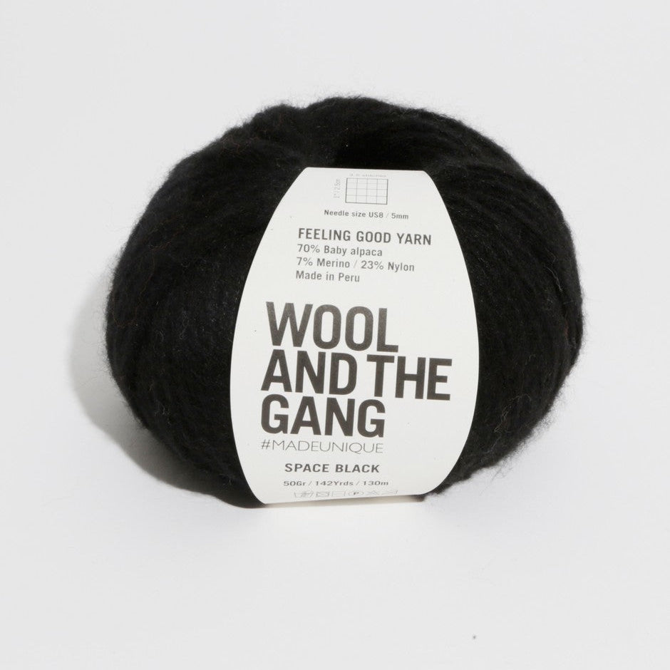 Wool and the Gang Feeling Good Yarn Wool and the Gang Space Black