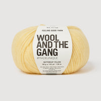 Wool and the Gang Feeling Good Yarn Wool and the Gang Buttercup Yellow