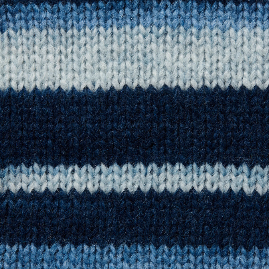 Feeling Good Yarn in Ocean Blue Stripe