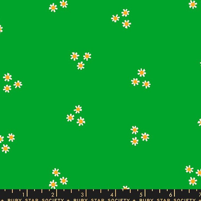Flowerland Posies by Ruby Star Society in Verdant