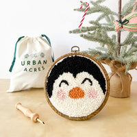 Beginner Punch Needle Kit - Penguin Kit The Urban Acres