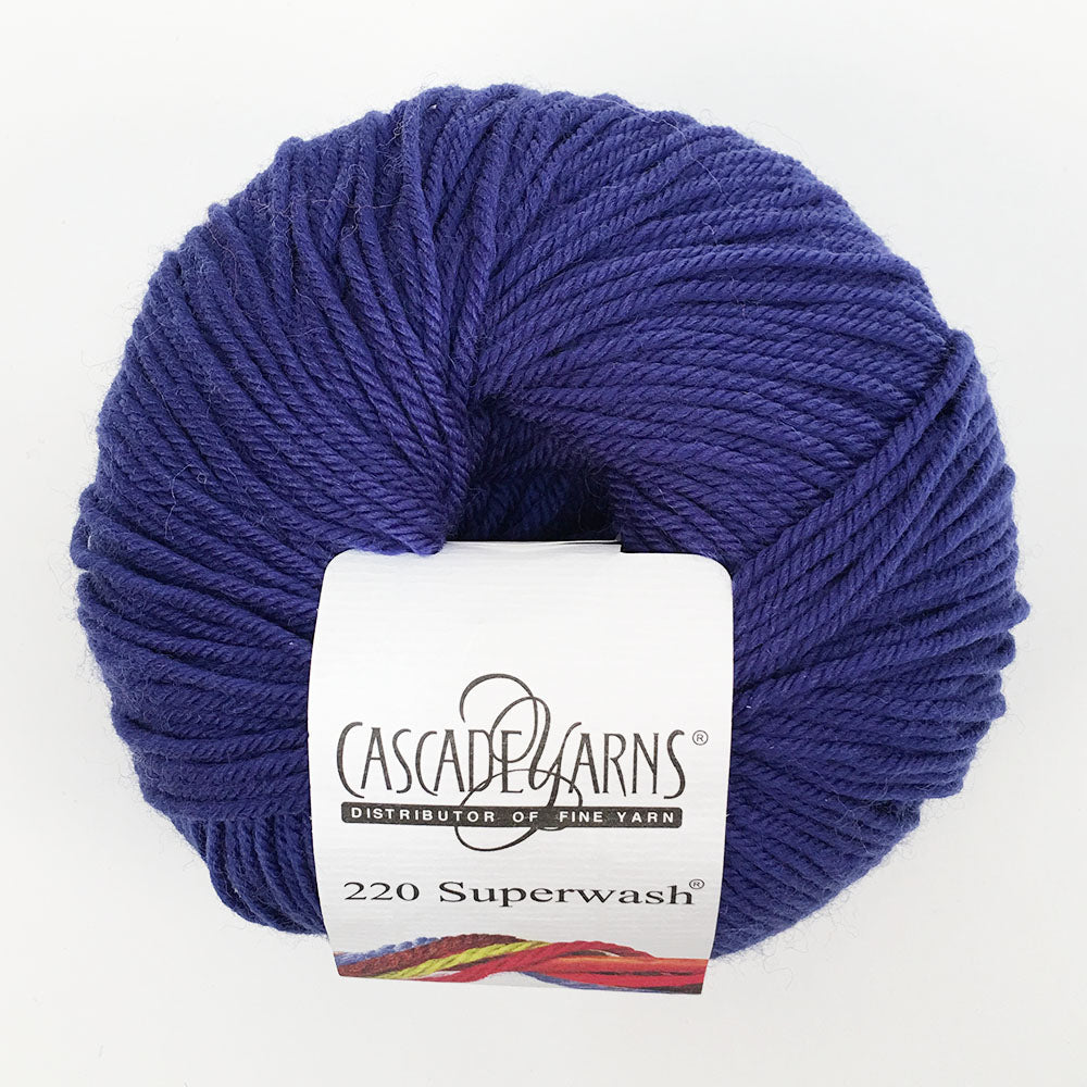 Cascade 220 Superwash Yarn Cascade Blue Velvet 220 Superwash