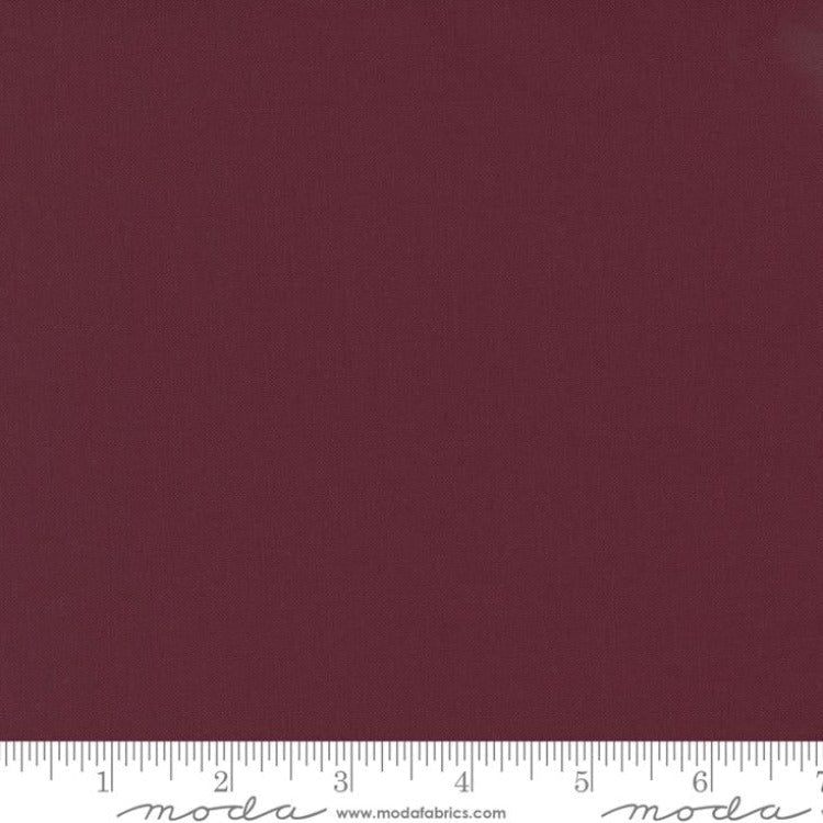 Bella Solids by Moda Fabric in Deep Burgundy Fabric Moda Fabrics