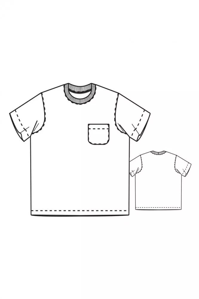 Woven Tee Shirt Pattern Pattern Merchant & Mills