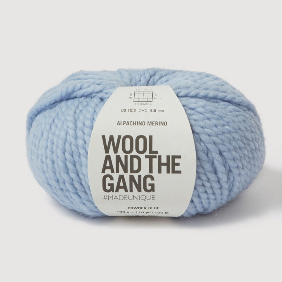 Wool and the Gang Alpachino Merino Yarn Wool and the Gang Powder Blue