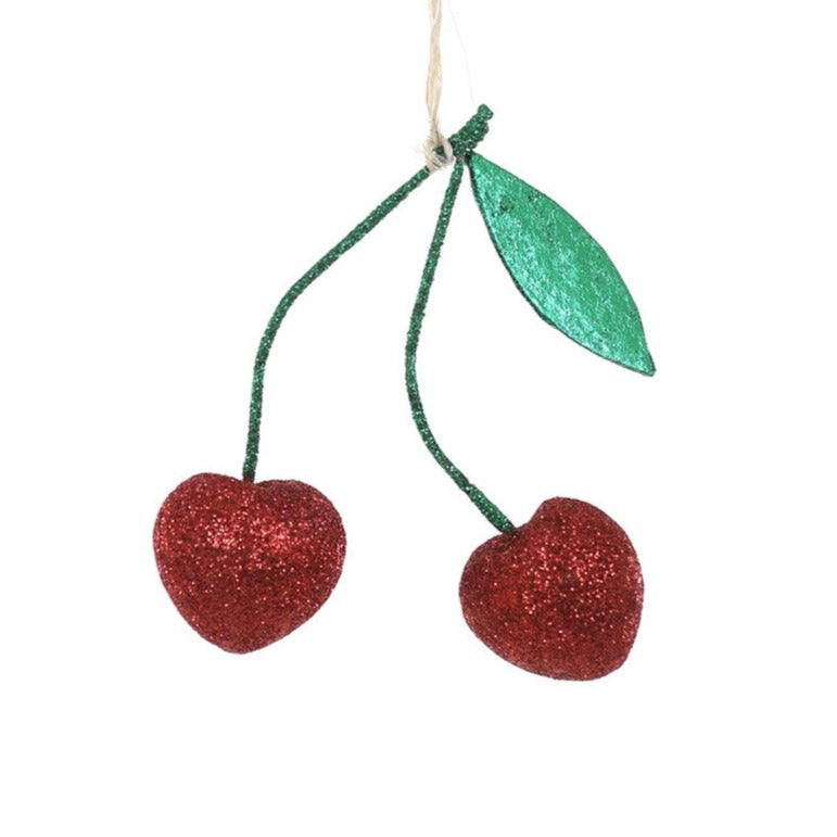 Cherry Heart Ornament