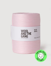 Wool and the Gang Ra-Ra Raffia Yarn Wool and the Gang Cameo Rose