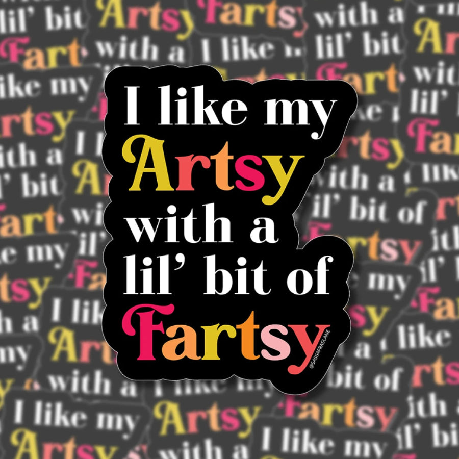 Artsy Fartsy sticker