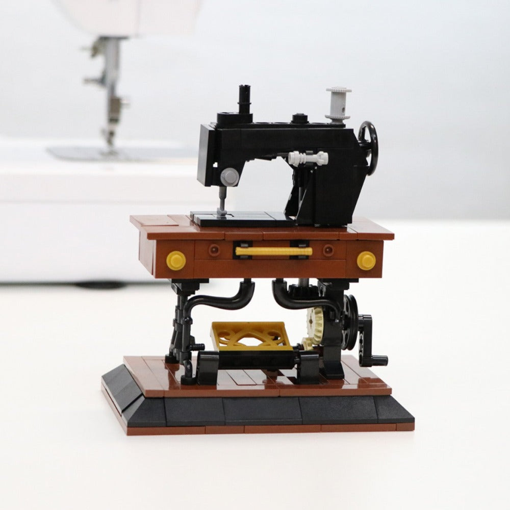 Vintage Sewing Machine Building Block Set
