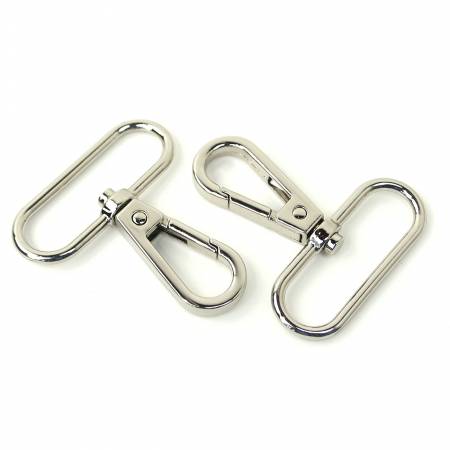 1-1/2" Swivel Hooks (Set of 2) - Nickel Sallie Tomato