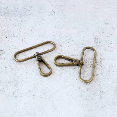 1-1/2" Swivel Hooks (Set of 2) - Antique Brass Sallie Tomato