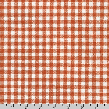 Essex Yarn Dyed Classic Wovens Gingham by Robert Kaufman in Strawberry Fabric Robert Kaufman