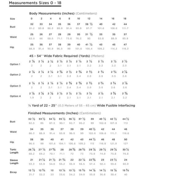 Uniform Tunic Pattern Pattern Grainline Studio