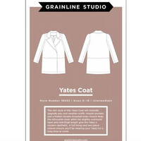 Yates Coat Pattern Pattern Grainline Studio