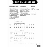 Yates Coat Pattern Pattern Grainline Studio