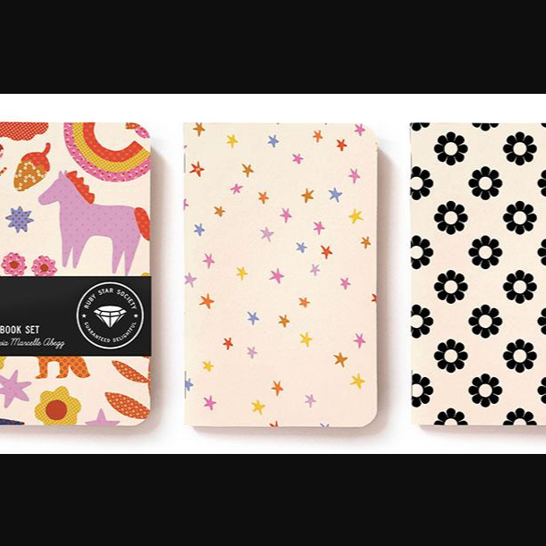 Meadow Notebook Set 3ct