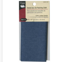 Denim Iron-On Patching Cloth Notions Brooklyn Craft Company Faded Blue