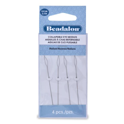 Beadalon Collapsible Eye Needles-2.5"