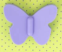 Butterfly Pin and Needle Magnet Notions Dritz Purple