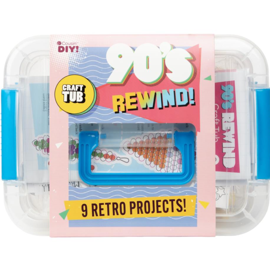 90's Rewind Craft Box Kit Notions CousinDIY