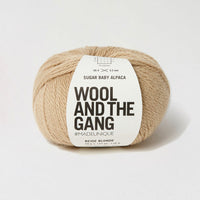 Wool and the Gang Sugar Baby Alpaca Yarn Wool and the Gang Blonde Beige